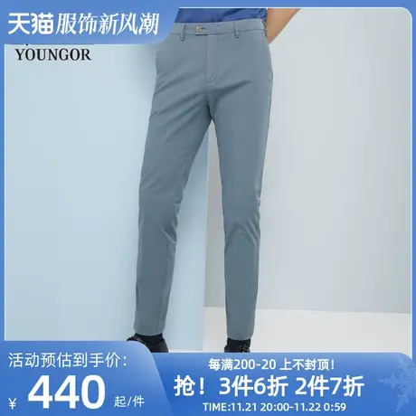 【商场同款】雅戈尔男士长裤春季新款官方商务休闲长裤男S3408商品大图