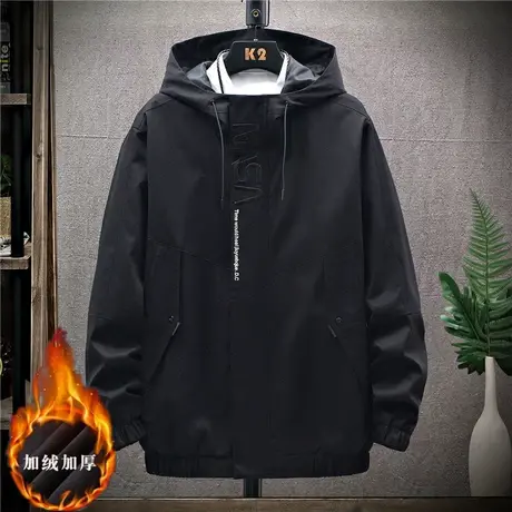 日系加厚工装棉服夹克男士春秋冬季美式潮牌大码青少年冲锋衣外套商品大图
