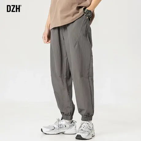 男生灰色休闲裤男秋季基础百搭束脚裤宽松运动裤2023新款裤子男款商品大图