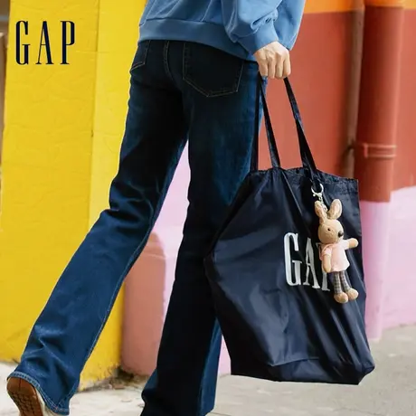 Gap女装LOGO印花休闲单肩包654312 夏季款大容量时尚休闲手提包女图片