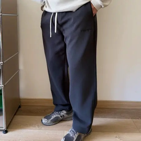 DAEVU大码男装秋季新款舒适宽松直筒运动裤加肥加大男士休闲卫裤商品大图