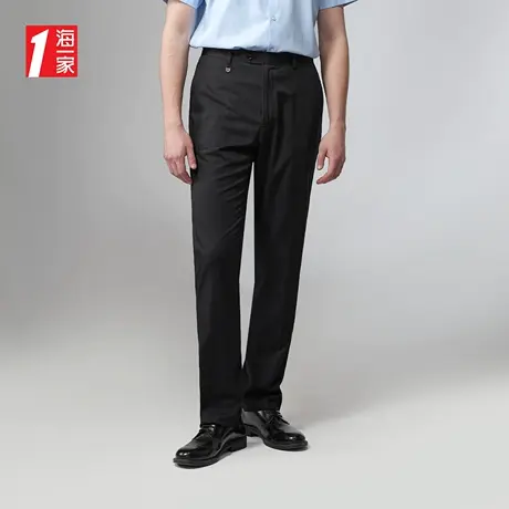 海一家职业正装长裤2023夏季新款商务舒适宽松中年西裤男商品大图
