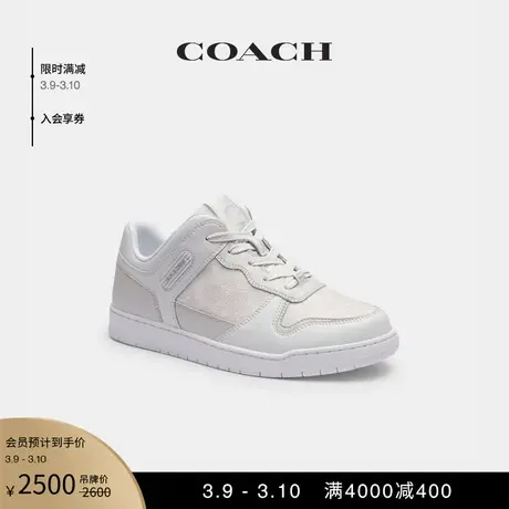 【新品】COACH/蔻驰女士经典标志C201低帮运动鞋图片