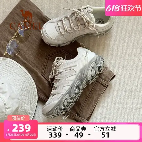 王俊凯同款骆驼凯旋女鞋2025夏季新款运动鞋女厚底户外休闲登山鞋商品大图