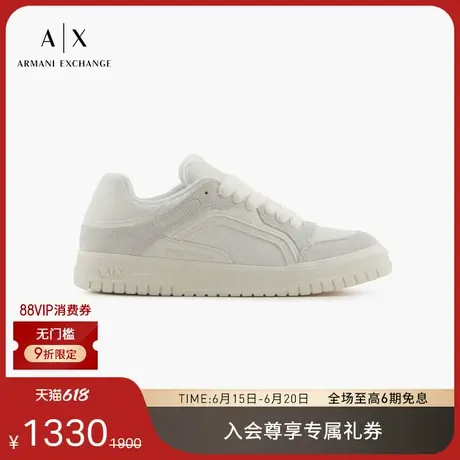 ARMANI EXCHANGE/阿玛尼2025夏季新款男鞋网面拼接厚底休闲运动鞋商品大图
