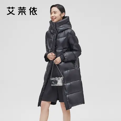艾莱依大鹅羽绒服女新款鹅绒大牌高端爆款反季长款冬季外套图片