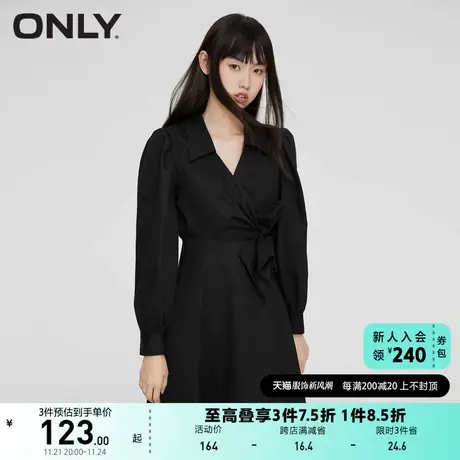 ONLY奥莱夏季短款牛仔衬衫连衣裙女图片