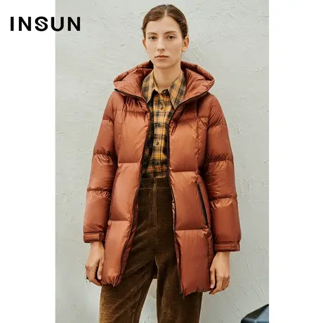 INSUN恩裳奥莱2023春季收腰休闲羽绒服商品大图