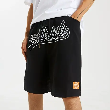 Nuthink国潮美式裤子宽松短裤男士夏季潮流休闲裤潮牌ins短裤商品大图