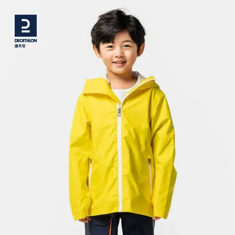 迪卡侬亲子冲锋衣户外上衣防水防风外套登山服一家三口童春季KIDS商品大图