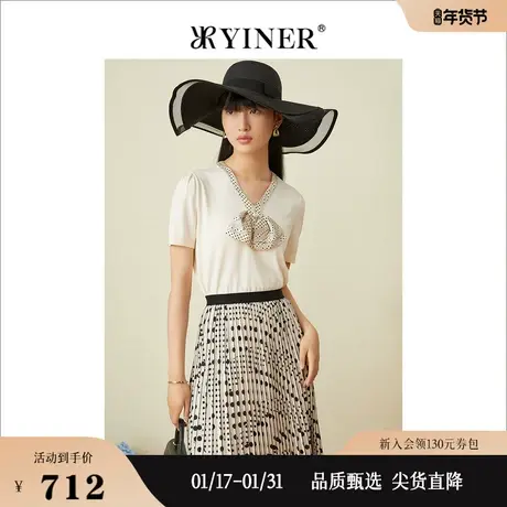 YINER音儿女装夏季毛针织衫图片