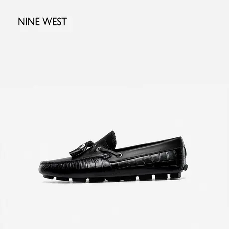 Nine West/玖熙休闲鞋舒适平底流苏休闲一脚蹬豆豆鞋男鞋子商品大图