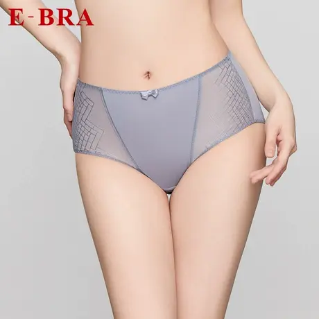 安莉芳官方奥莱E-BRA轻薄舒适弹力细腻爽滑冰丝内裤中腰三角裤女商品大图