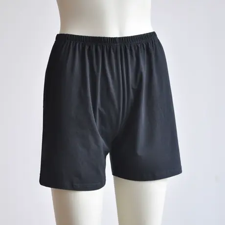 女士家居短裤 夏季韩版大码运动休闲裤 宽松棉质松紧中腰三分裤图片