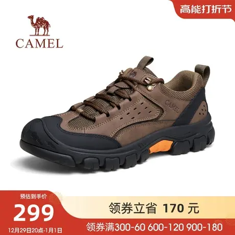 【黑爪鞋】骆驼2023秋冬抓地透气轻徒步城市户外鞋男图片