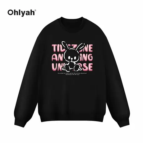 Ohlyah卫衣女2022本命年秋冬季新款宽松oversize小众潮牌ins外套商品大图