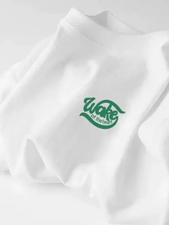 白色短袖t恤女夏季新款仿棉设计感小众洋气独特别致oversize上衣图片