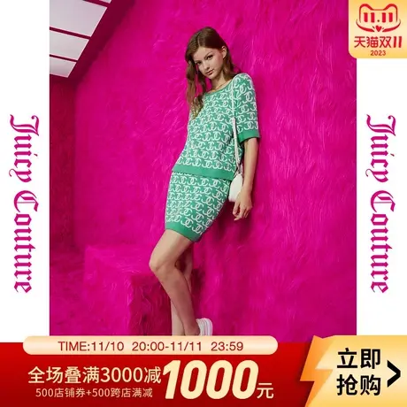 Juicy Couture橘滋23秋冬新款酸酸甜甜logo珠片绣女式品牌毛衫图片