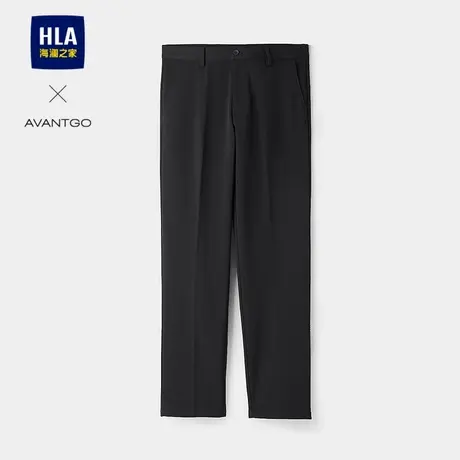 HLA/海澜之家轻商务经典系列西裤2025春秋新款纯色简约合体裤子男图片