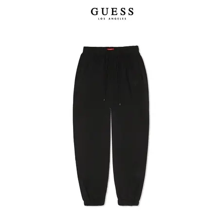 【38上新季】GUESS 女士宽松工装抽绳松紧束脚休闲长裤商品大图