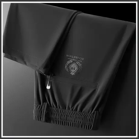 冰丝速干夏裤超薄款运动高级感休闲裤男士夏季高端商务西裤男裤子图片