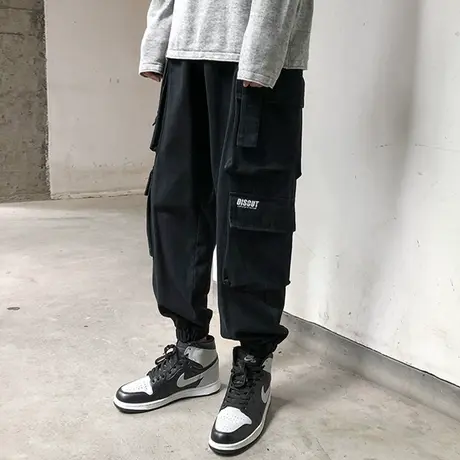 秋冬季工装裤男潮流ins美式高街复古宽松vibe风长裤子潮牌休闲裤商品大图