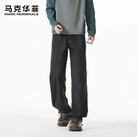 【马克华菲】新款2025休闲工装裤男士户外冲锋男裤男款宽松长裤秋商品大图