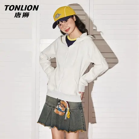 唐狮官方修身外套女2026新款春卫衣开衫运动瑜伽服显瘦lulu上衣VC图片