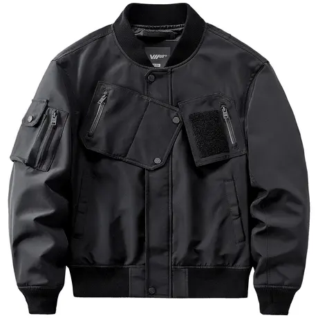 VIP飞行夹克男士春秋机能风工装外套多口袋宽松帅气棒球服ins潮牌商品大图
