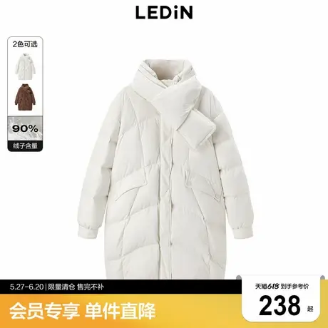 乐町围巾泡芙羽绒服女冬季新款外套C2ACD4514商品大图