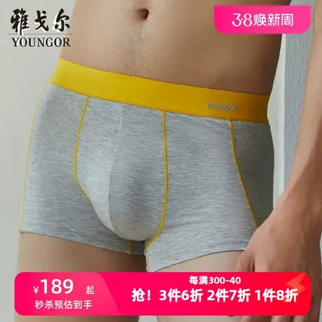 雅戈尔男士内裤平角裤组合斯文商务男士中青年商品大图
