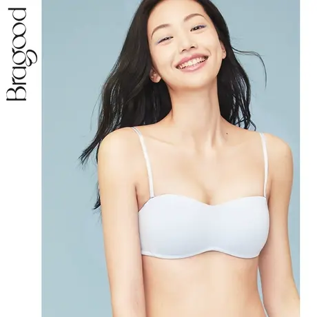 抹胸无肩带内衣女无钢圈可拆卸防滑小胸聚拢莫代尔夏季薄款无痕商品大图