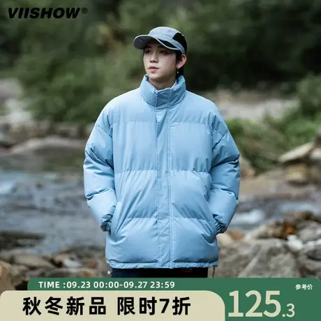 VIISHOW加厚保暖宽松面包服衣服潮牌冬季男生痞帅棉衣美式棉服男商品大图