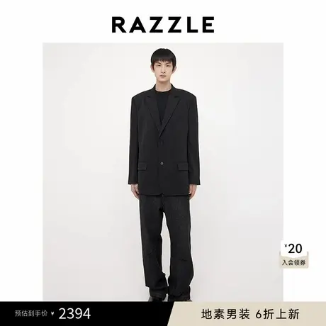 RAZZLE 地素男装黑色西装2025年春季西装图片