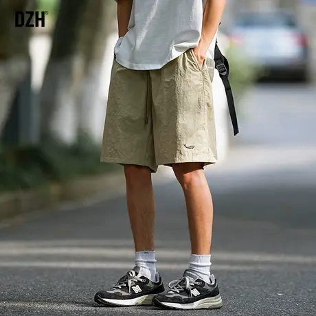 男士潮牌薄款五分裤男款夏季短裤男裤潮流百搭直筒半裤休闲大裤衩商品大图