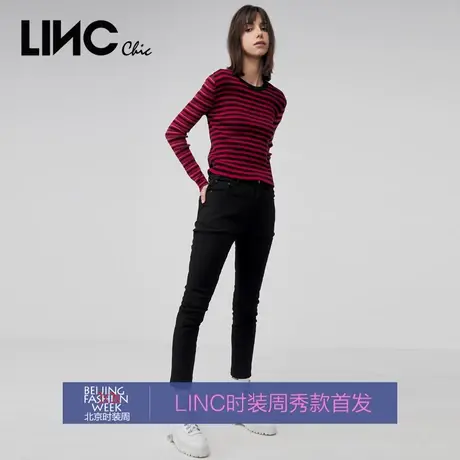 【商场同款】LINC金羽杰2023年秋季新款紧身羽绒裤官方旗舰店正品图片