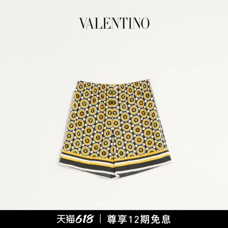 [早秋新品]华伦天奴VALENTINO男士 BULLES ROYALES 百慕大短裤商品大图