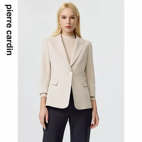 【皮尔卡丹女装】简约刚需轻商务干练利落西服上衣【专柜正品】图片