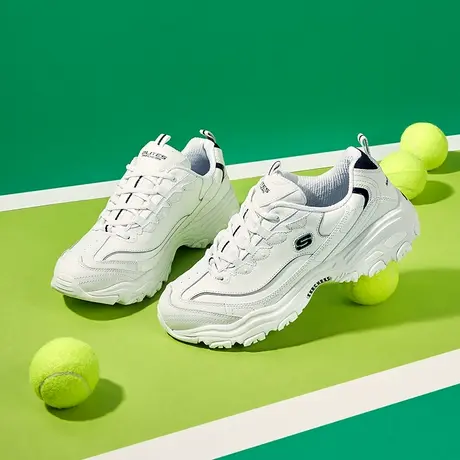 Skechers斯凯奇男鞋春夏季休闲运动小白鞋复古老爹鞋熊猫鞋52676商品大图