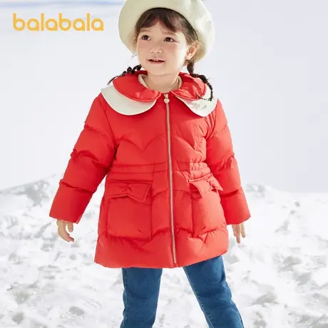 巴拉巴拉童装宝宝羽绒服女童2024秋冬新款儿童外套潮图片