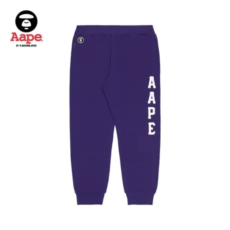 Aape男装春夏猿颜徽章字母印花迷彩口袋束脚休闲卫裤6478XXC图片