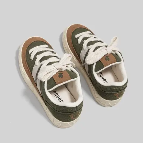 Betoo 美式复古德训鞋女厚底百搭学生休闲板鞋小众设计鞋子ins潮商品大图