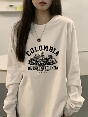 春秋装白色内搭打底衫2023新款冬季德绒中长款遮屁股长袖t恤上衣商品大图