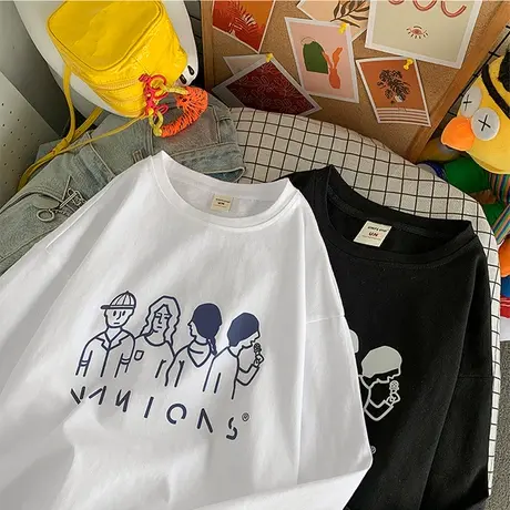 超火cec长袖t恤女春秋ins潮牌内搭打底小衫宽松外穿欧货chic上衣商品大图