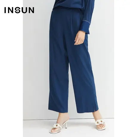 INSUN恩裳百搭直筒牛仔裤商品大图