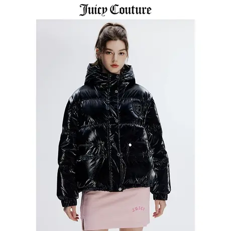 Juicy Couture橘滋外套女冬季新品美式背心马甲羽绒服连帽夹克商品大图