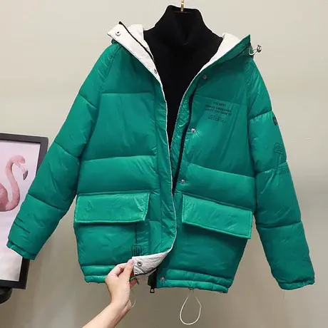 羽绒棉服女冬季棉衣韩版宽松棉袄冬装2023年新款潮BF学生面包服潮图片