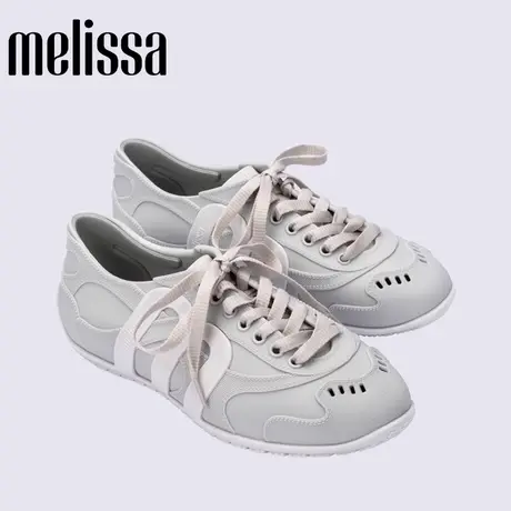 Melissa梅丽莎25夏季新款女士薄底休闲复古德训成人运动单鞋36120商品大图