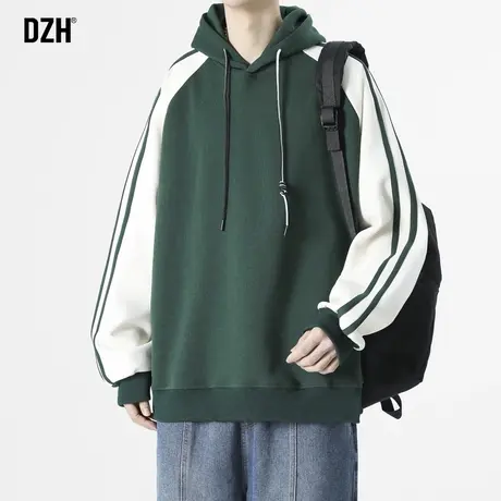 男生重磅连帽卫衣男2023新款秋冬款情侣装休闲男装美式上衣男款潮商品大图