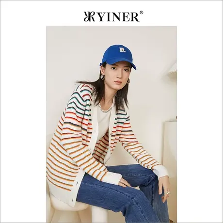 *YINER音儿奥莱女装冬季毛针织衫商品大图